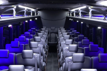 Edmond Charter Bus Interior